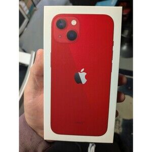 BOX ONLY Apple iPhone 13 (PRODUCT)RED Box
